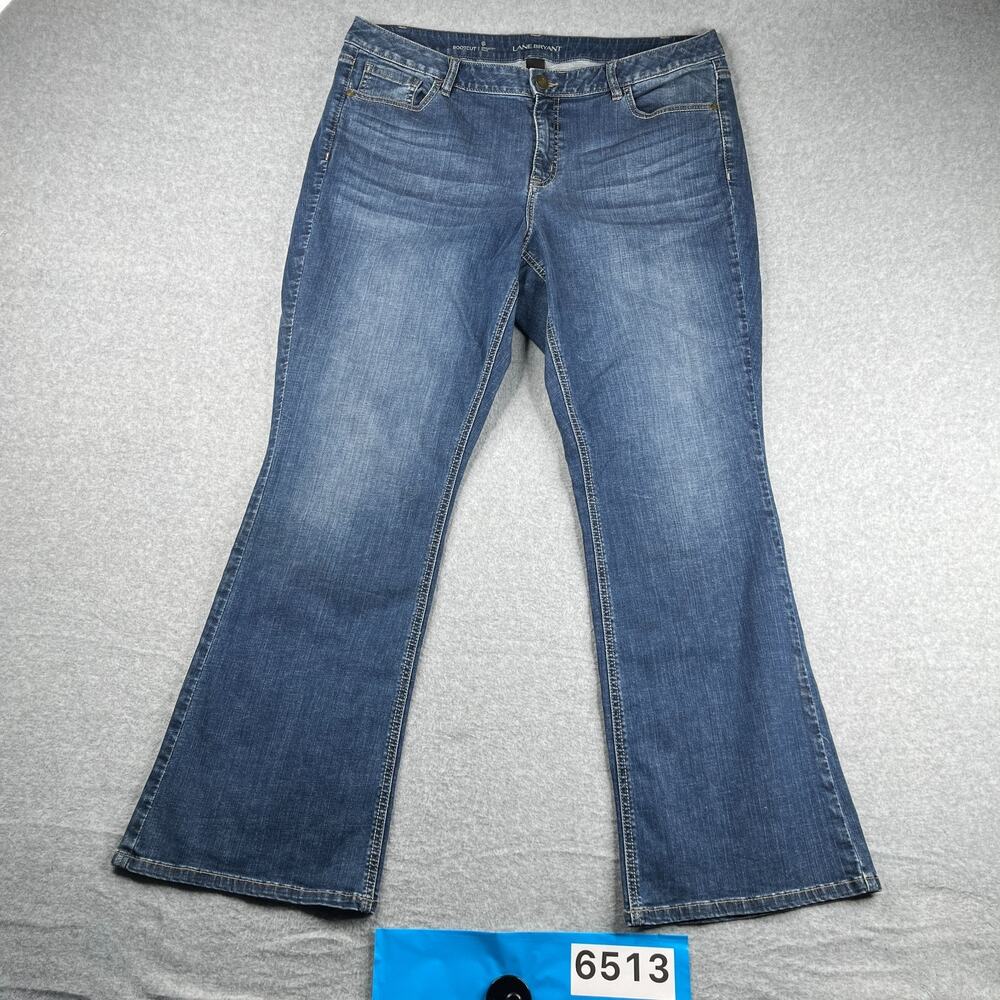 Lane Bryant Bootcut Jeans Womens Size 18 Regular Casual Distressed
